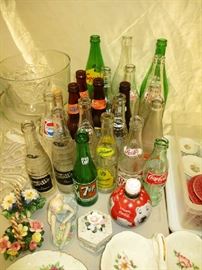 VINTAGE POP/BEER BOTTLES