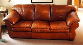 Leather Sofa 42" x 88" x 36"