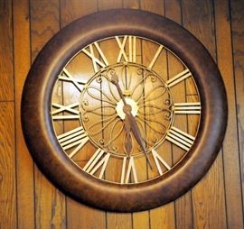 Ridegway Decorative Metal Wall Clock 48" Diameter