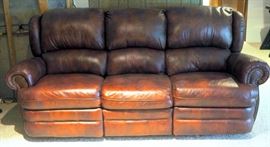 Lane Reclining Leather Sofa 40" x 81" x 35"