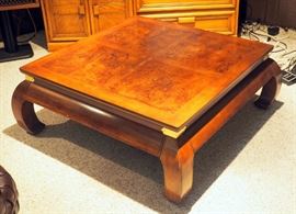 Solid Wood Coffee Table, 15" x 38" x 40"