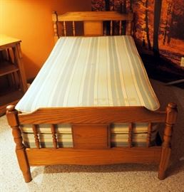 Twin Size Bed 36" x 41" x 80 Including Box Spring And Mattress