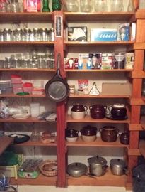 Canning jars, light bulbs, vintage bean pots, canners, glass vases & more