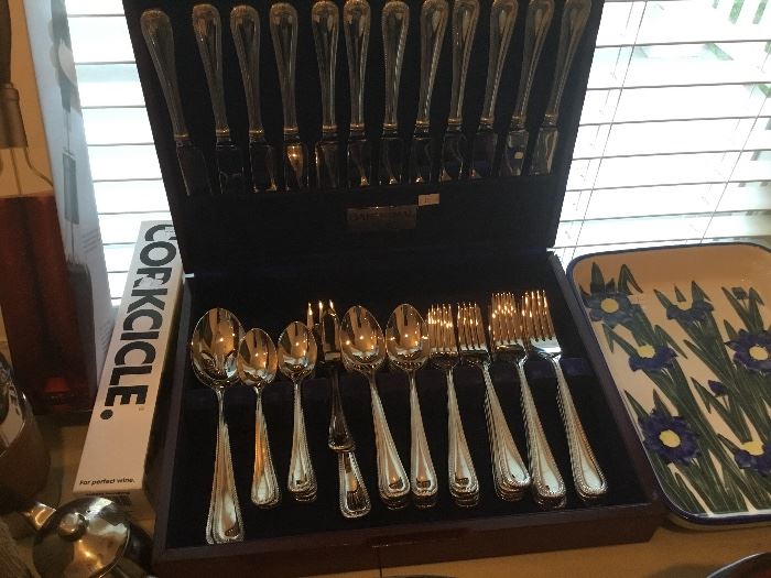 French Barenthal silverware. 
