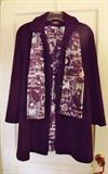 Beautiful Alorna wool coat and scarf (Made in USA)