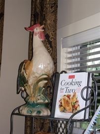 Rooster and cooking books