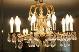 Vintage, 1960s Hollywood Regency Chandelier