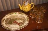 Johnson Brothers, Friendly Village platter, Vintage Ball teapot
Ball teapot SOLD