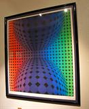 Victor Vasarely, Hexa limited edition print. 200/300. Signed.