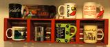 Collection of more than 50 coffee mugs