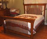 Mission Style Queen Bed