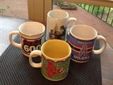Great Coffee cup Collection including a vintage Houston Oilers Coffee cup!