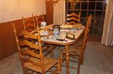 Mid Century Maple Colonial Revival Table