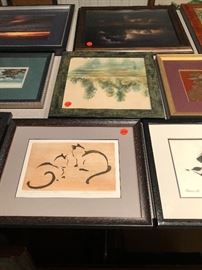 Chinese Prints, Framed ARt