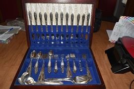 silver plate flatware