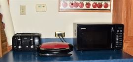 micro wave, grill, toaster