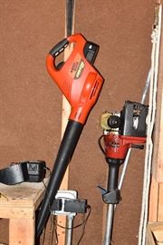 leaf blower & weed eater