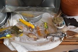 fishing lures .... lots more than pictured