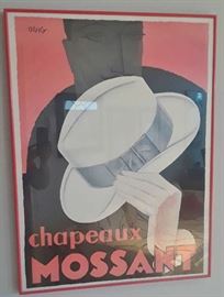 Chapeaux Mossant poster - tre chic