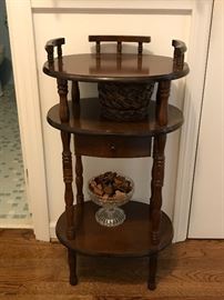 Three tiered occasional table