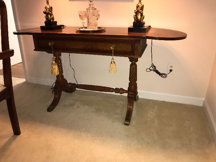 Alternate view of console table