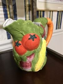 Vegetable themed pitcher