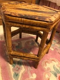 Small bamboo stool