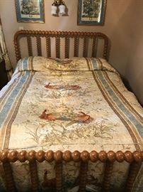 Vintage Cannonball bed