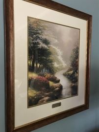 Thomas Kincade signed and numbered "Petals of Hope"