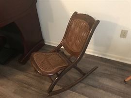 Antique folding rocker, very nice condition