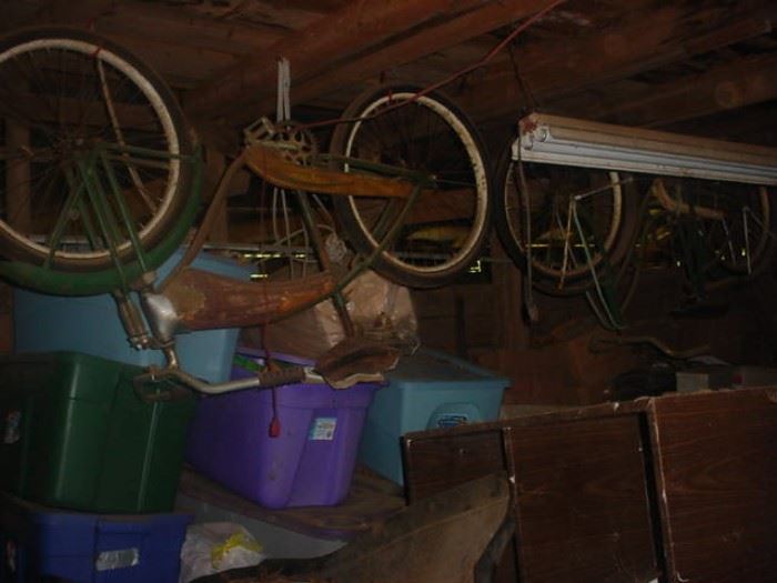 two great old bicycles 