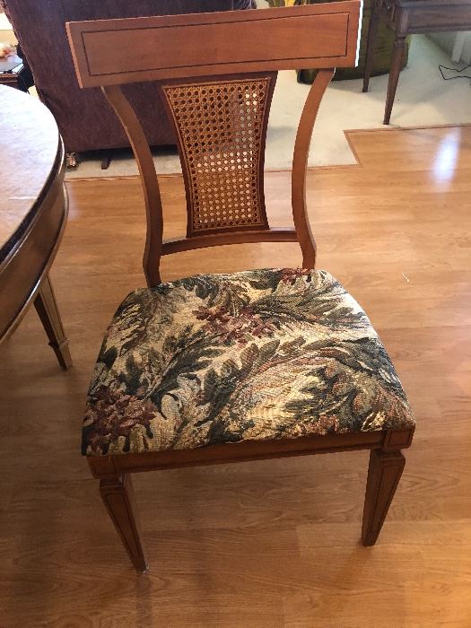 One of 6 dining room chairs