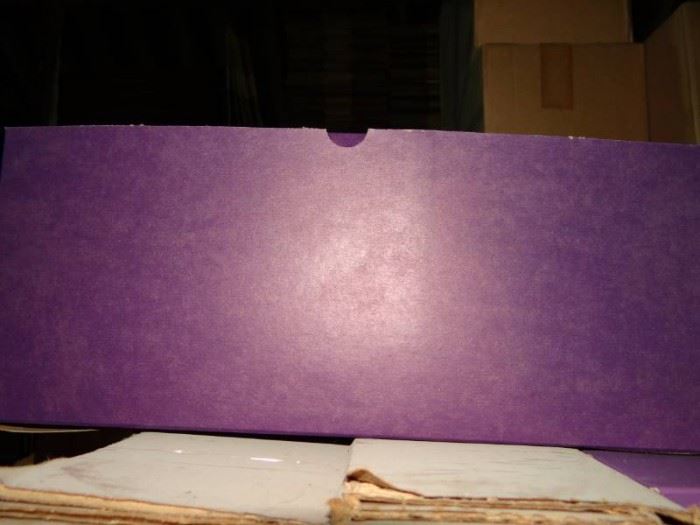 2 Cases Of Purple Gift Boxes