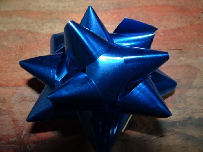 2 Cases Of Royal Blue 3.5 Inch Star Bows