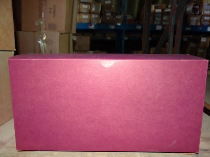 4 Case Of Burgundy Gift Boxes