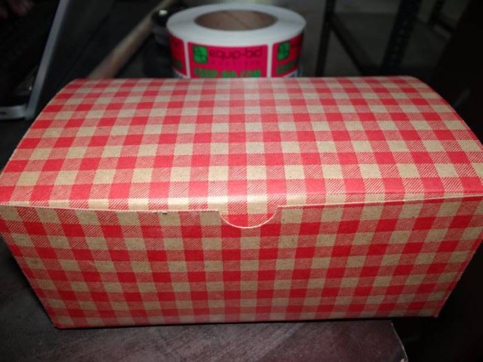 4 Cases Of Red Gingham Votive Candle Holders
