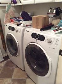 Samsung front loading washing machine and dryer