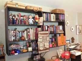 Books, nutcrackers, etc.