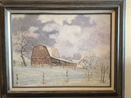 Hal Mallett oil painting