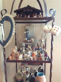 Goebel, Beswick figures, pottery, glass