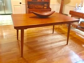 Danish modern teak dining table