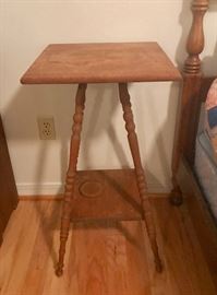 Antique oak occasional table