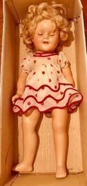 Shirley Temple composition doll