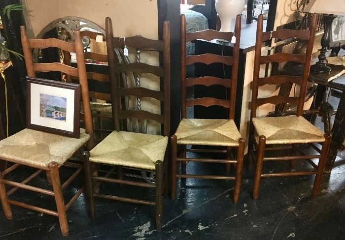 Antique kitchen chairs