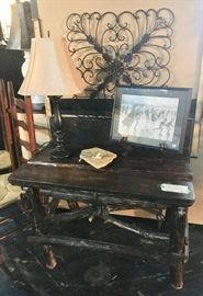 Custom Made Table by Steve Maples, made from driftwood from Soddy Lake