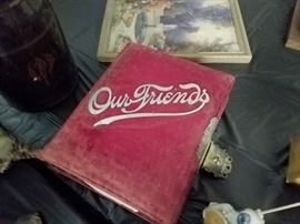 Antique photo album