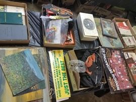 ephemeral and antique Halloween decor