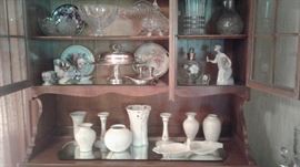 Lenox, sterling, vintage glassware