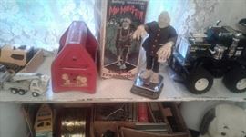 Blushing Frankenstein, Marx train, remote control car