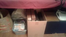 Piano rolls tapes and speakers